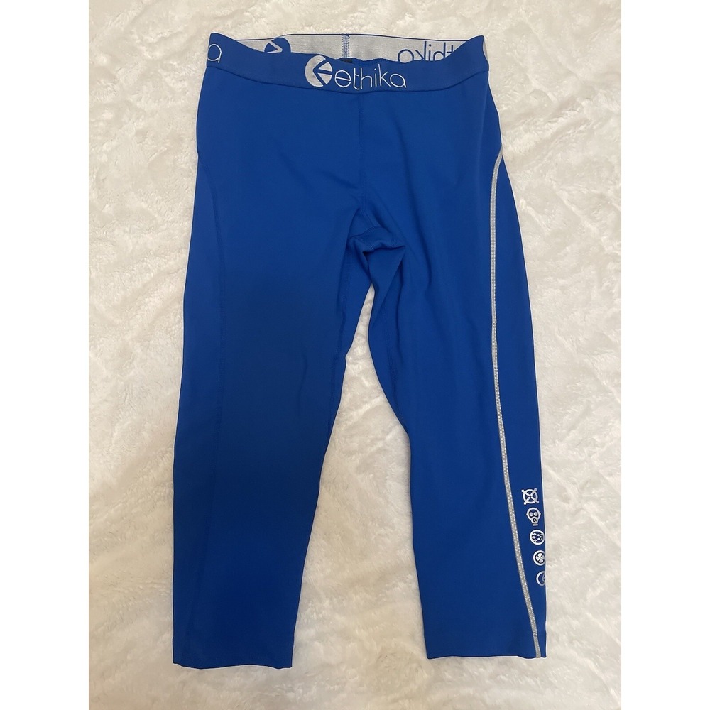 Ethika Womens Athletic Activewear 3/4 Subzero Performance Tights Size Medium - Picture 2 of 5